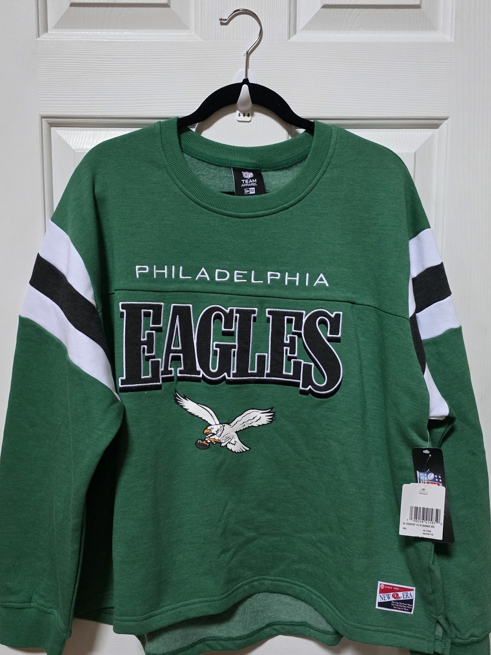 New Era Green Philadelphia Eagles Crewneck Sweatshirt Size 2x NWT
